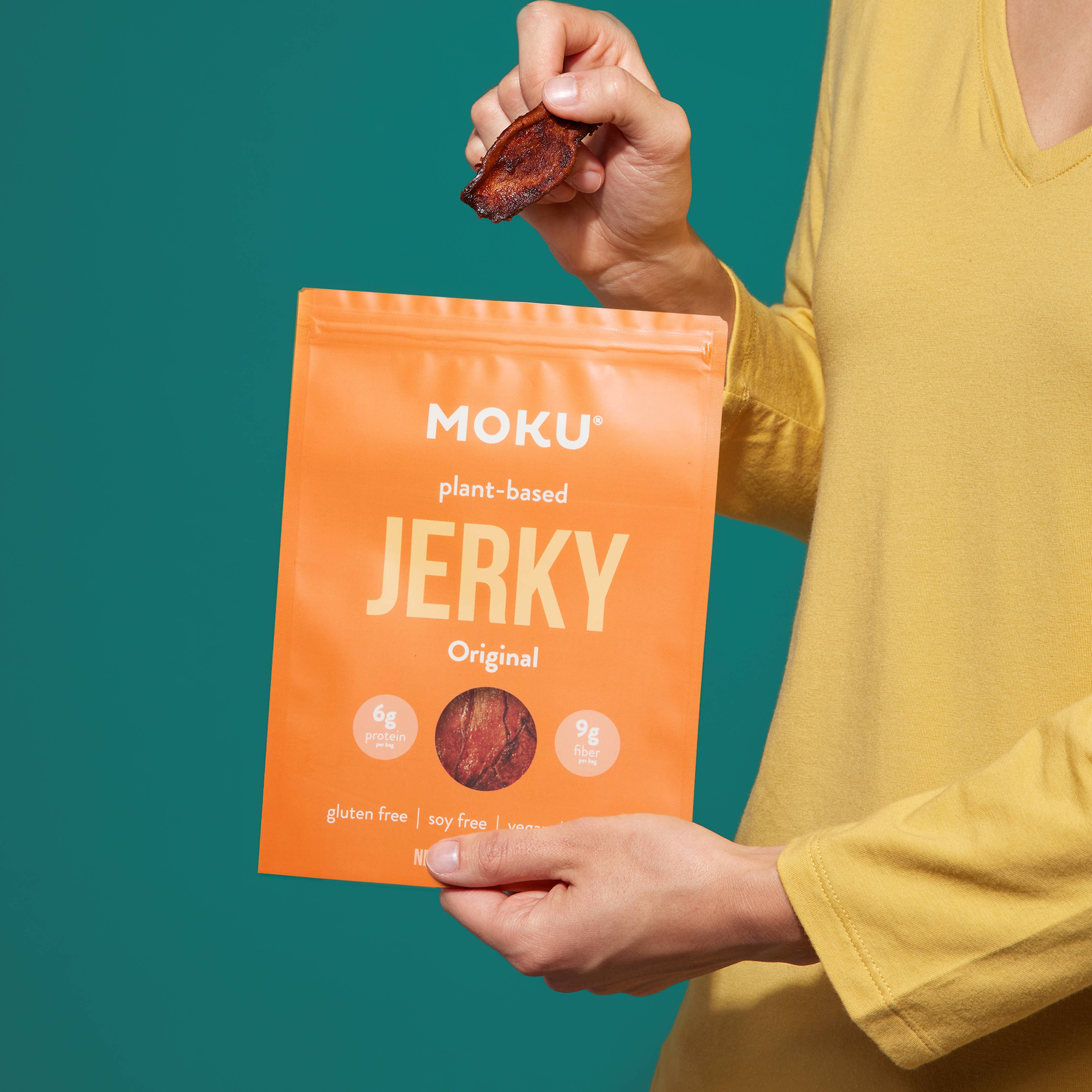 Moku Foods - Wholesale Jerky - MOKU Mushroom Jerky, Original, 2oz4