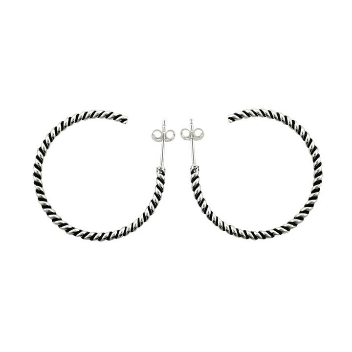 Small Twisted Hoops for wholesale by Mayas Gems