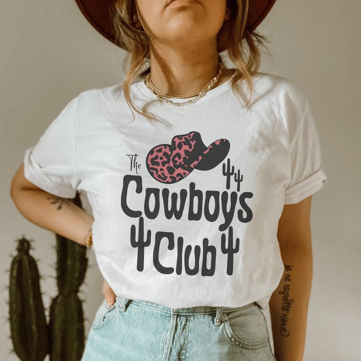 The Cowboys Club Short-Sleeve Unisex T-Shirt for wholesale by Dixie Mae Clothing Co.