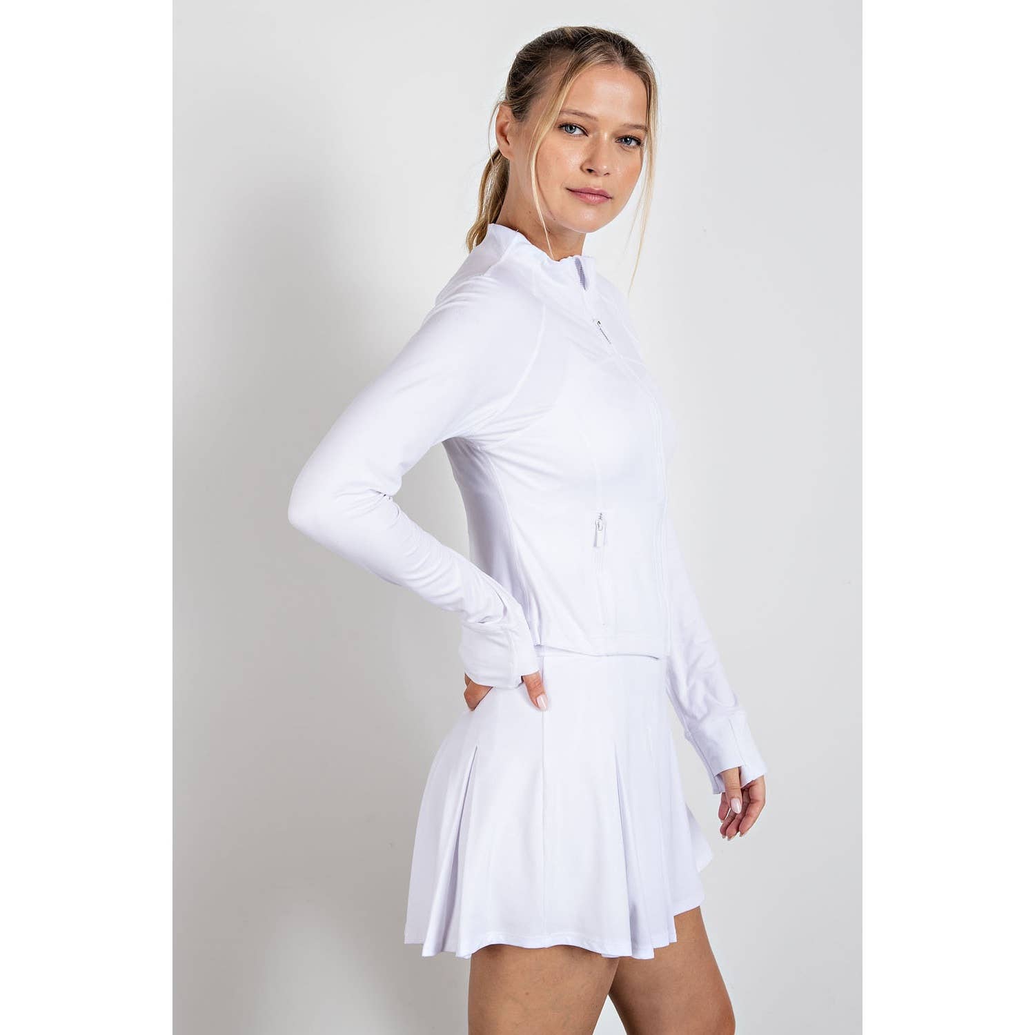 Rae Mode - Wholesale Athletic Jacket - Women's - BUTTER LONG SLEEVE CROP DEFINE JACKET7