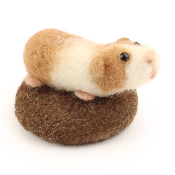 Guinea Pig Amiguwoolli Mini Needle Felt Kit for wholesale by The Makerss