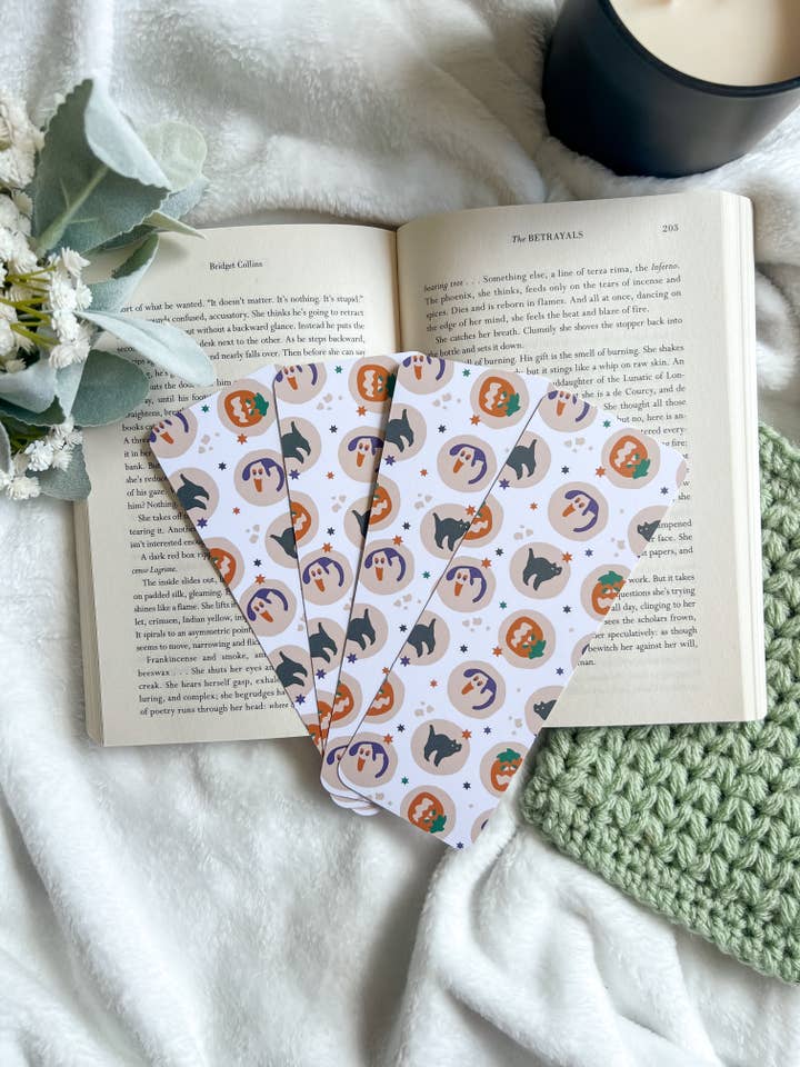 Halloween Sugar Cookie Bookmark | Cute Bookmarks | Trendy Bookmarks for wholesale by Bumblebry Designs