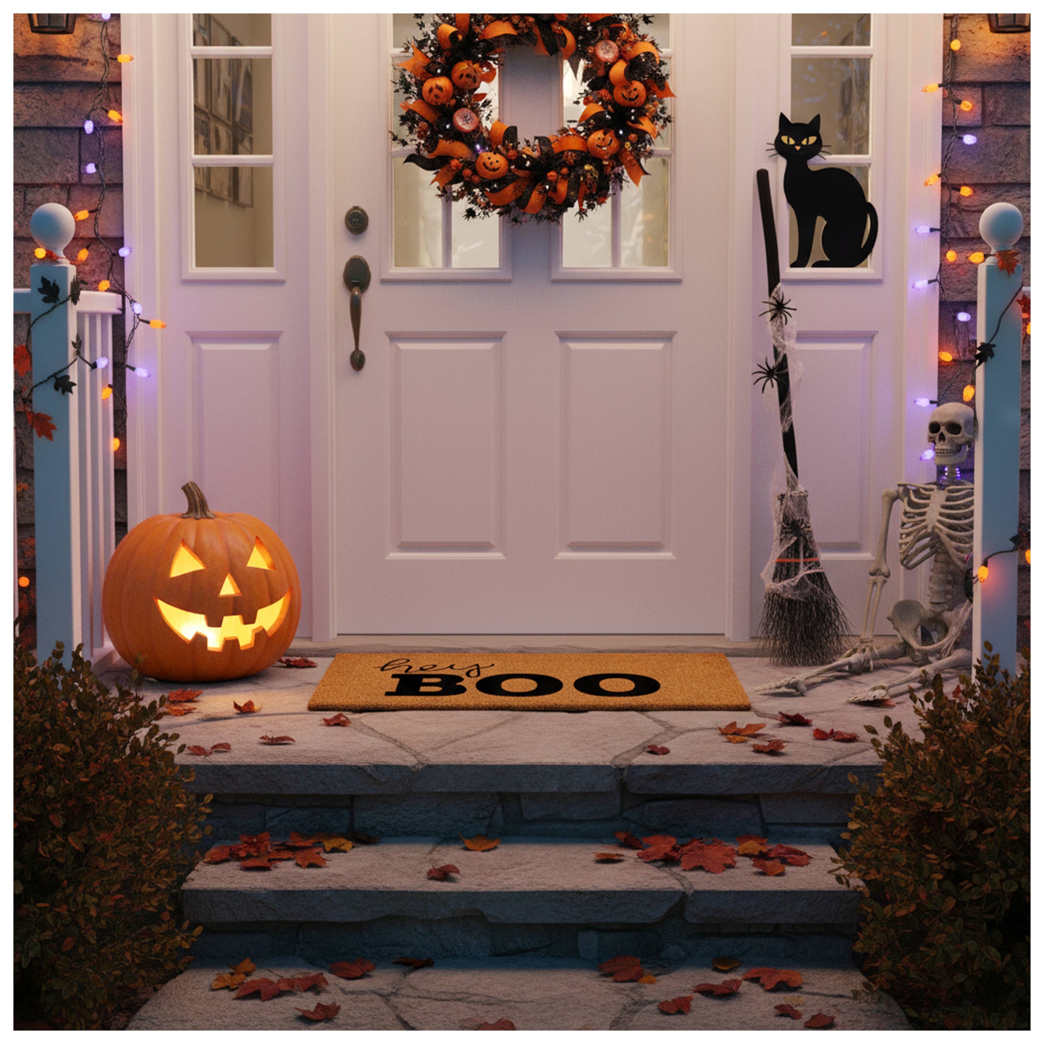 Calloway Mills - Wholesale Door Mat - Halloween Hey Boo Doormat2