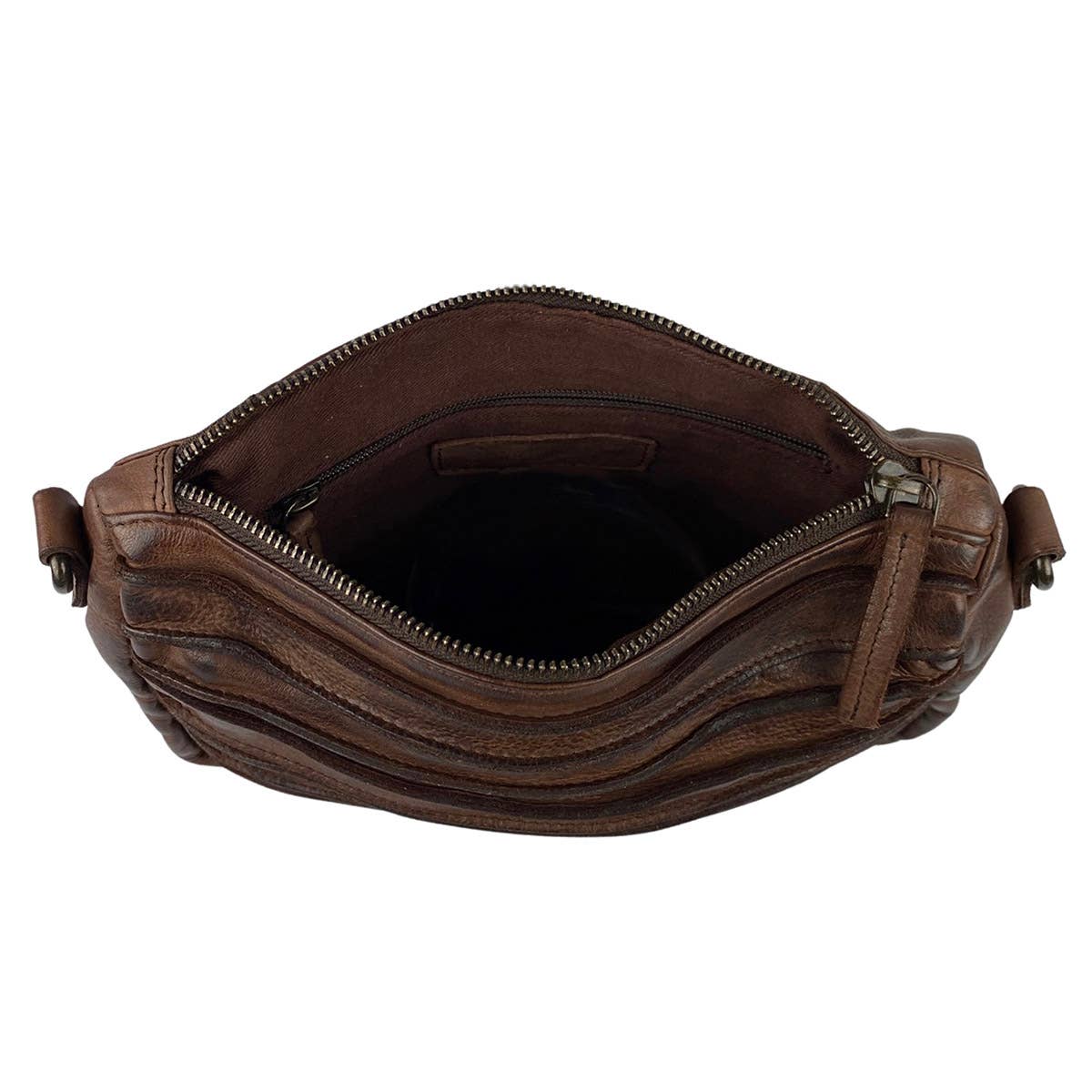 Arrigo - Wholesale Crossbody Bag - Women's - Arrigo Ladies Crossbody Shoulder Bag Washed Leather28