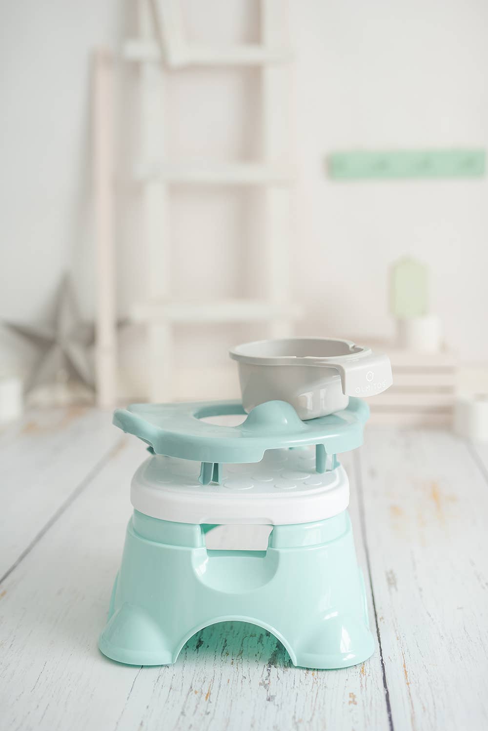 Olmitos S.A – Großhandel Töpfchen-Trainingsstuhl – Kinder-Töpfchen 3-in-1 Corona in hellen Farben18