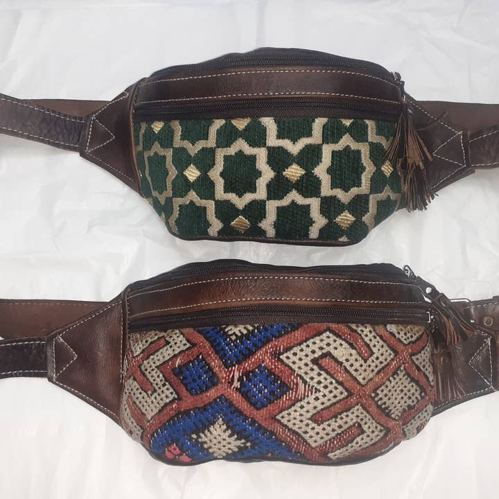 Hecho a mano - Wholesale Belt Bag - Unisex - L kilim waist bag1