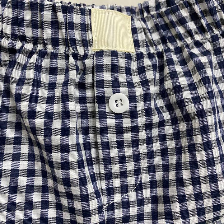 Rosa Clothing - Wholesale Lounge Shorts - Women's - Lysandra Gingham Pull-On Boxer Shorts13