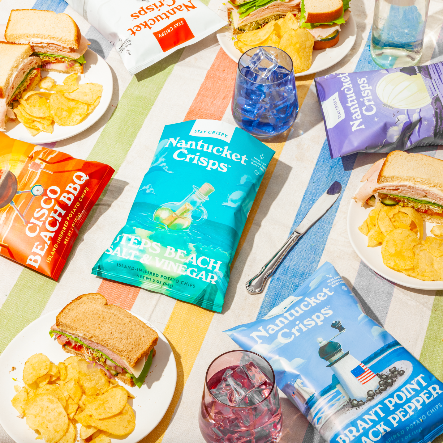 Nantucket Crisps - Wholesale Chips - Steps Beach Salt & Vinegar 2oz1