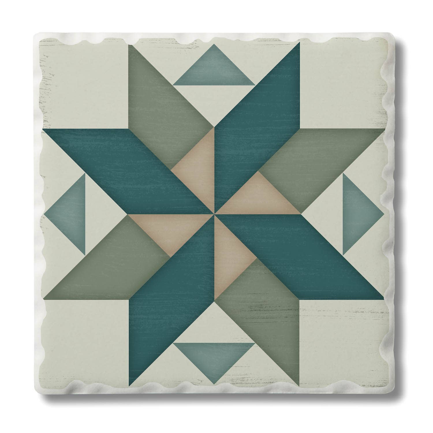 CounterArt/Highland Home/Thirstystone - Vendita all'ingrosso Espositore per rivenditori - Espositore singolo preconfezionato di sottobicchieri Barn Quilts2