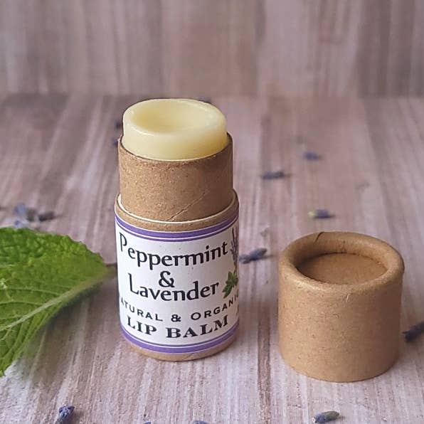 Superior Dry Goods - Wholesale Lip Balm - Peppermint & Lavender Lip Balm | Paperboard Tube | Organic1