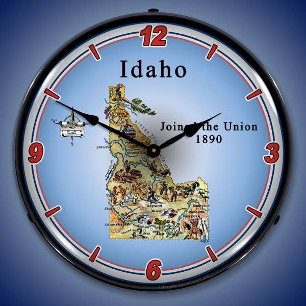 State of Idaho for wholesale by Collectable Sign and Clock LLC.