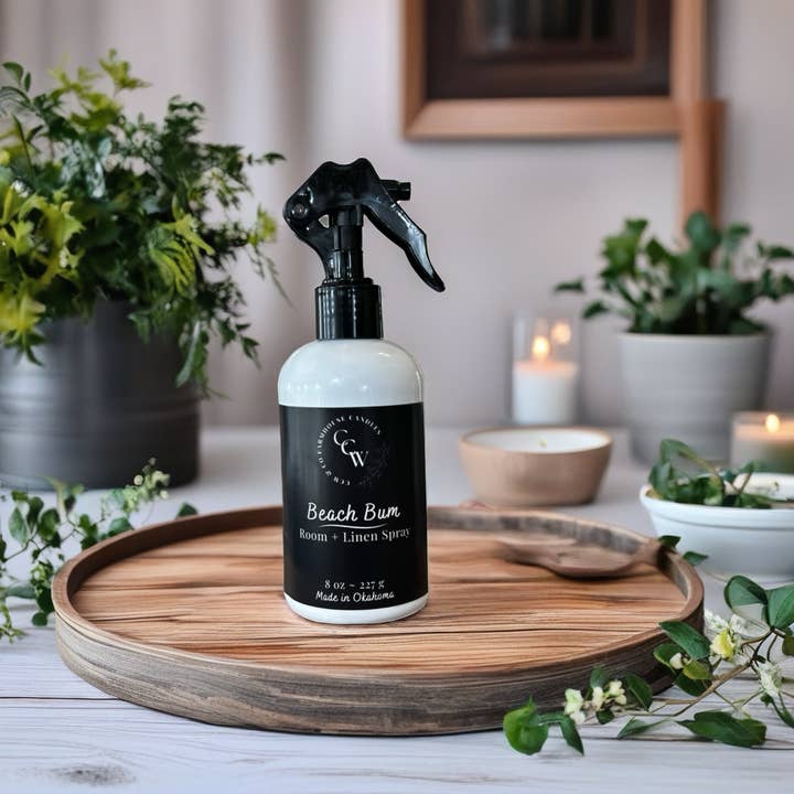 CCW & Co farmhouse candles - Wholesale Room & Linen Spray - Room + Linen Spray ~Beach Bum