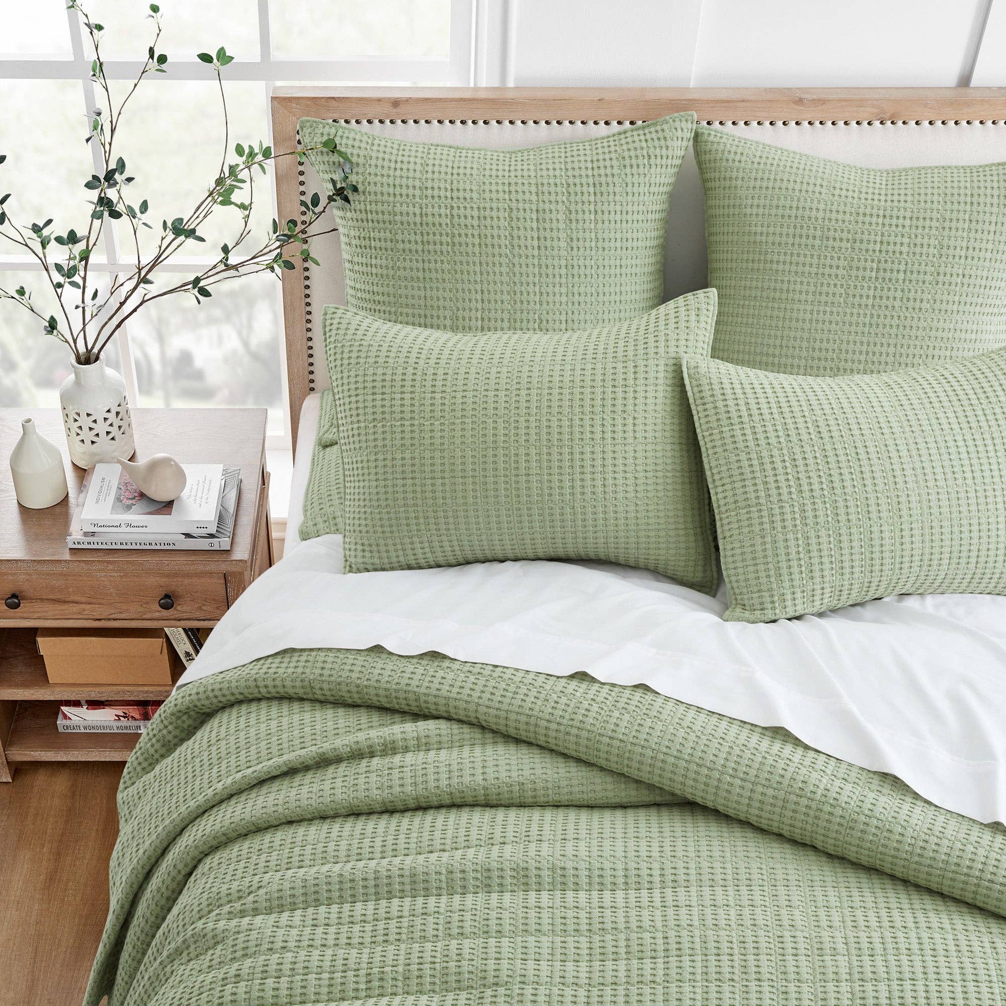 Levtex Home - Vente Parure de lit - Ensemble de couvre-lit Mills Waffle47