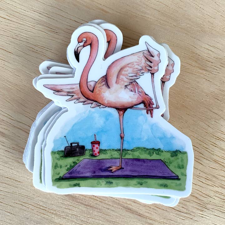 Adesivo Flamingo por atacado de Paper Wilderness