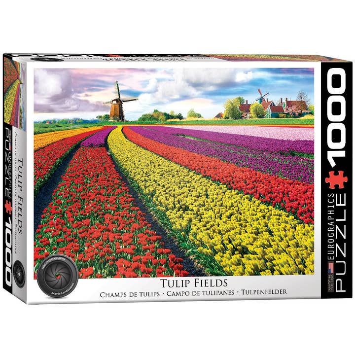 Tulip Field - Netherlands for wholesale by Eurographics Puzzles USA