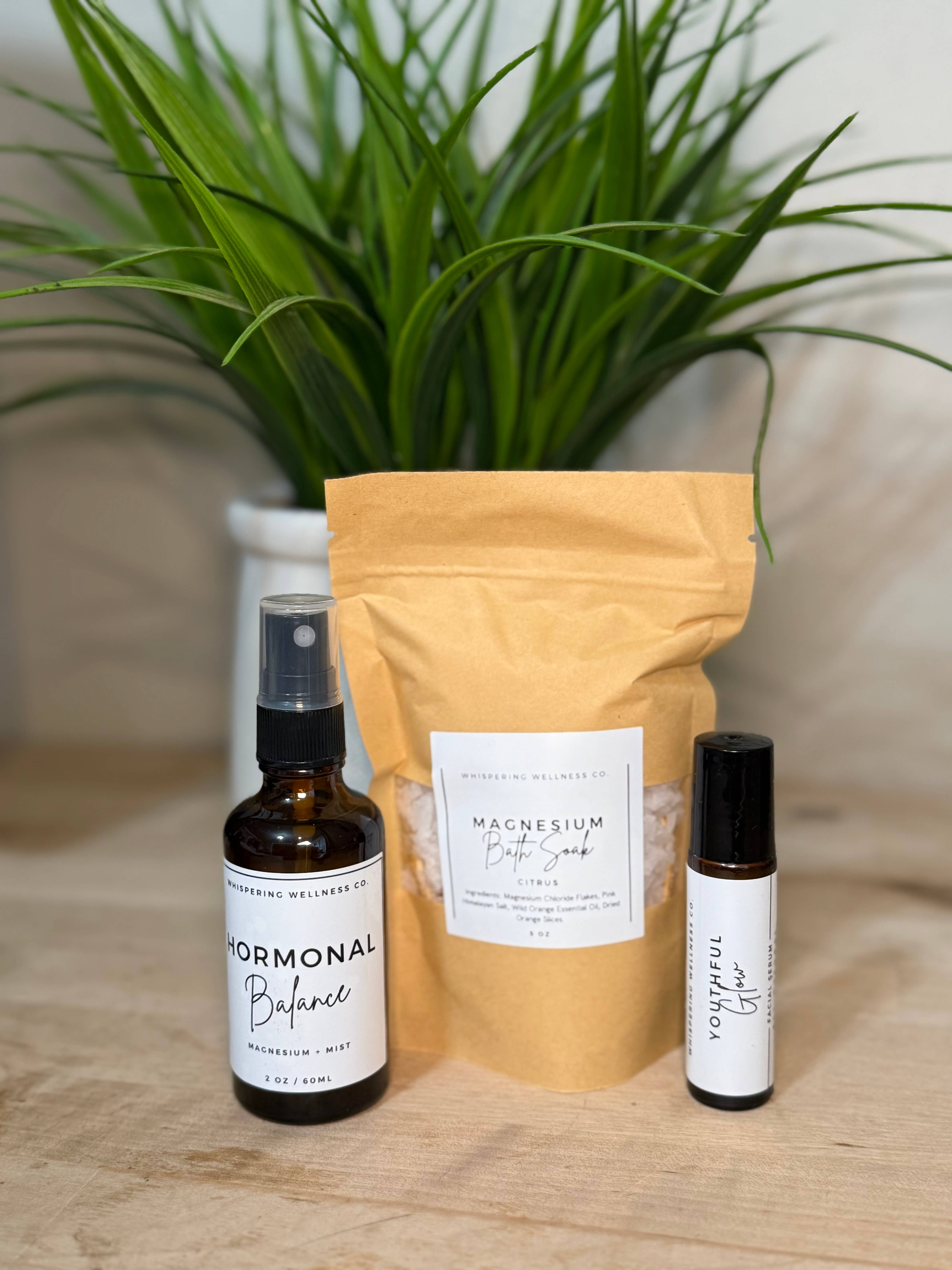 Whispering Wellness Co. - Wholesale Bath & Body Set - Tranquil Travel Set