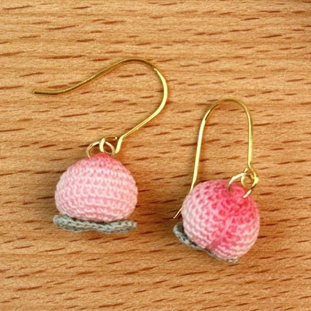 Pendientes de melocotón n.º 2 para venta al por mayor de Miss Peachy