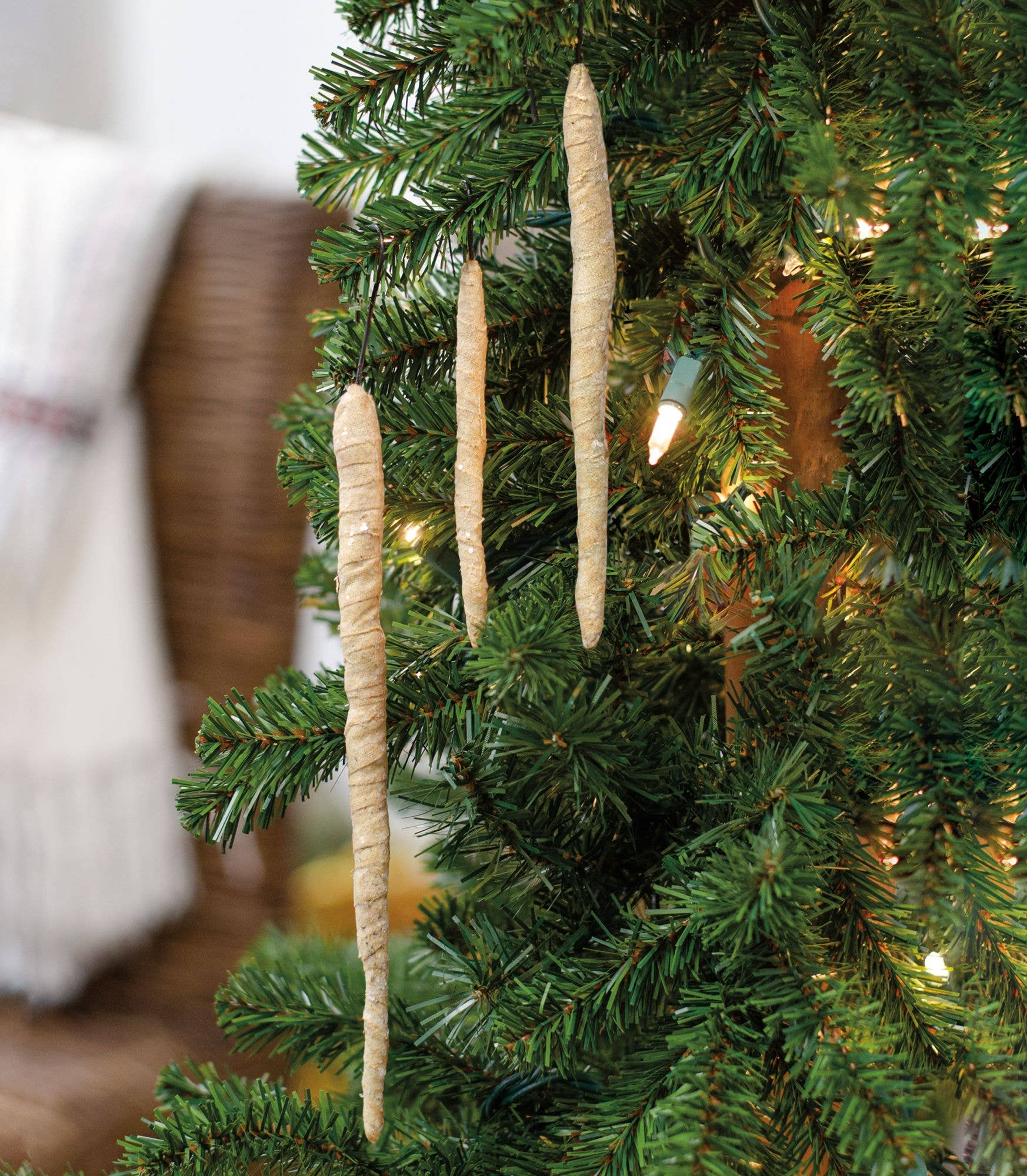 The Hearthside Collection - Wholesale Ornament - Primitive Icicle Ornament, Large1