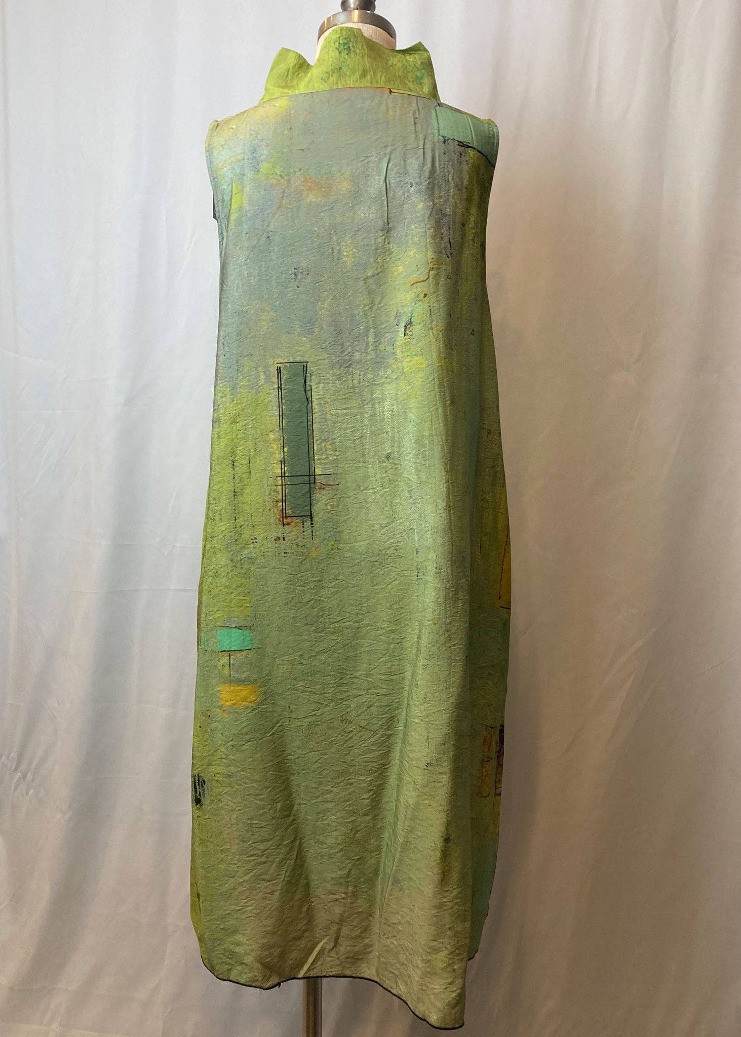 3 Potato - Wholesale Dress - Women's - Lightweight Viscose Flowing Dress 71021