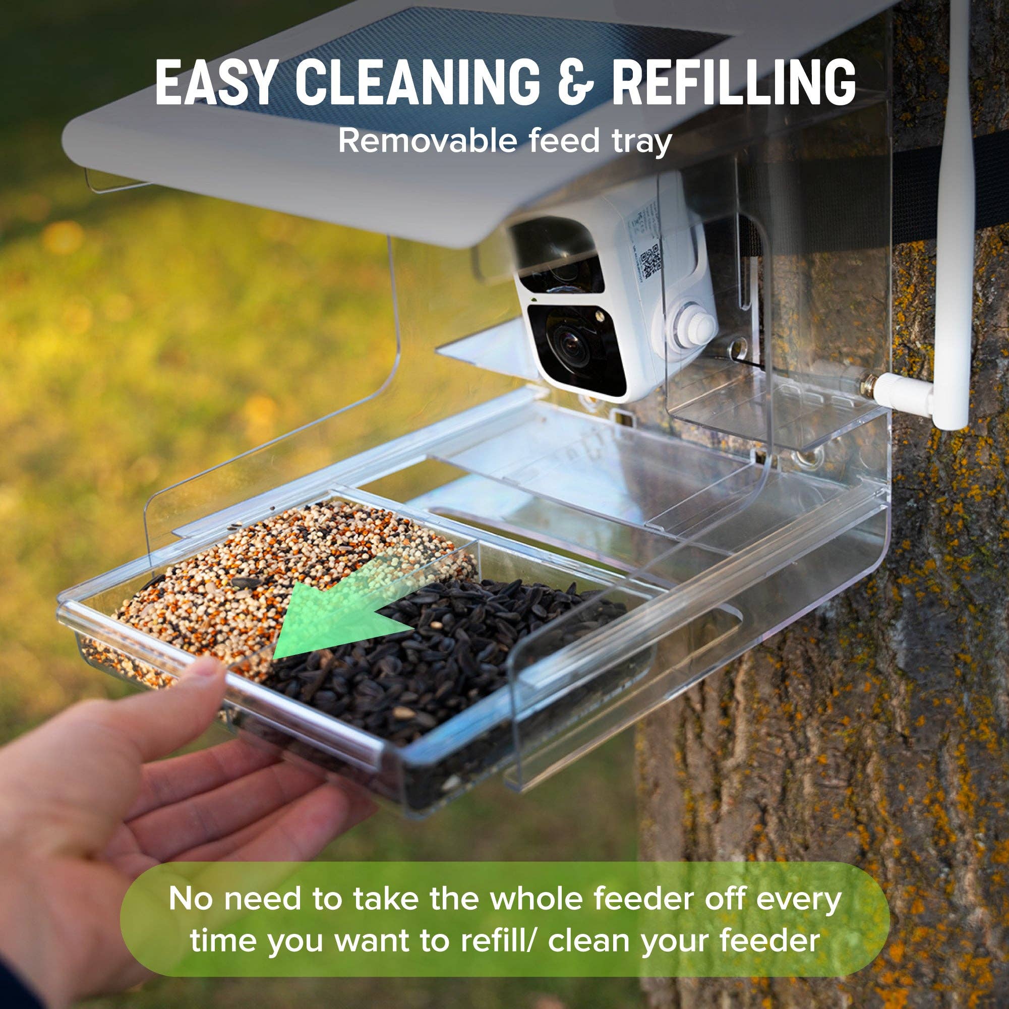 Nature Anywhere - Wholesale Bird Feeder - Nest-Flix Smart Bird Feeder with Camera5