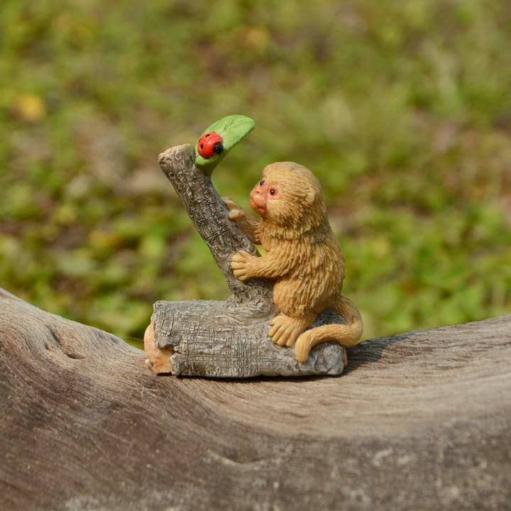 Golden Monkey With Ladybug for wholesale by Top Land Trading