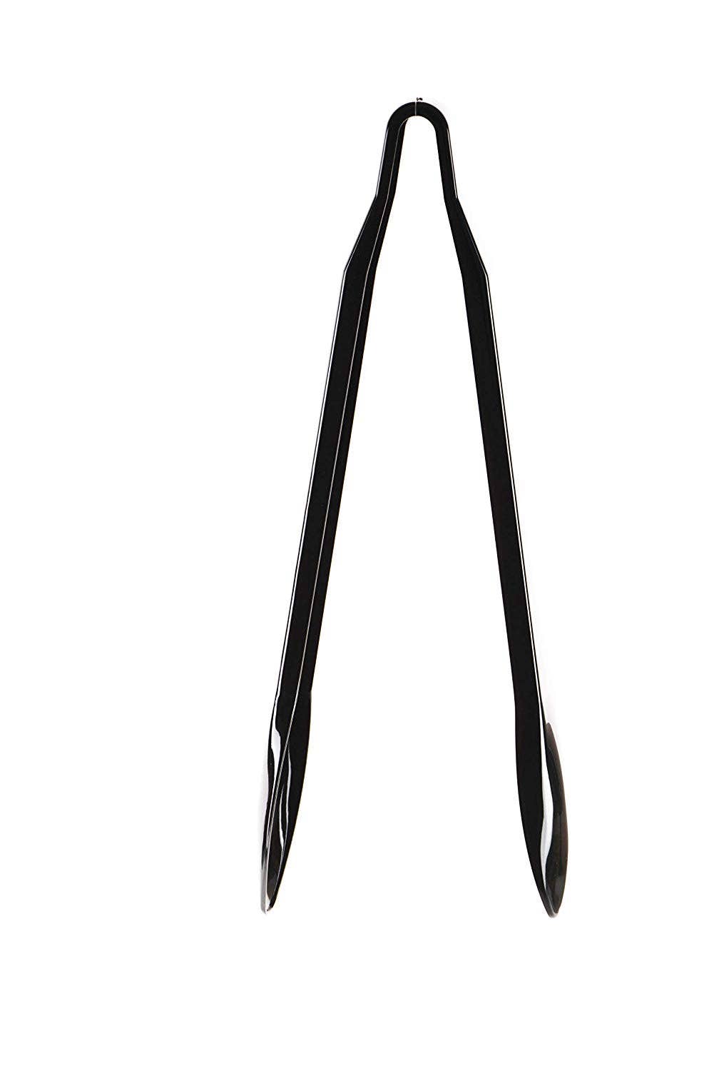 EcoQuality - Vente Pinces de cuisine - Pinces de service noires robustes 23 cm1