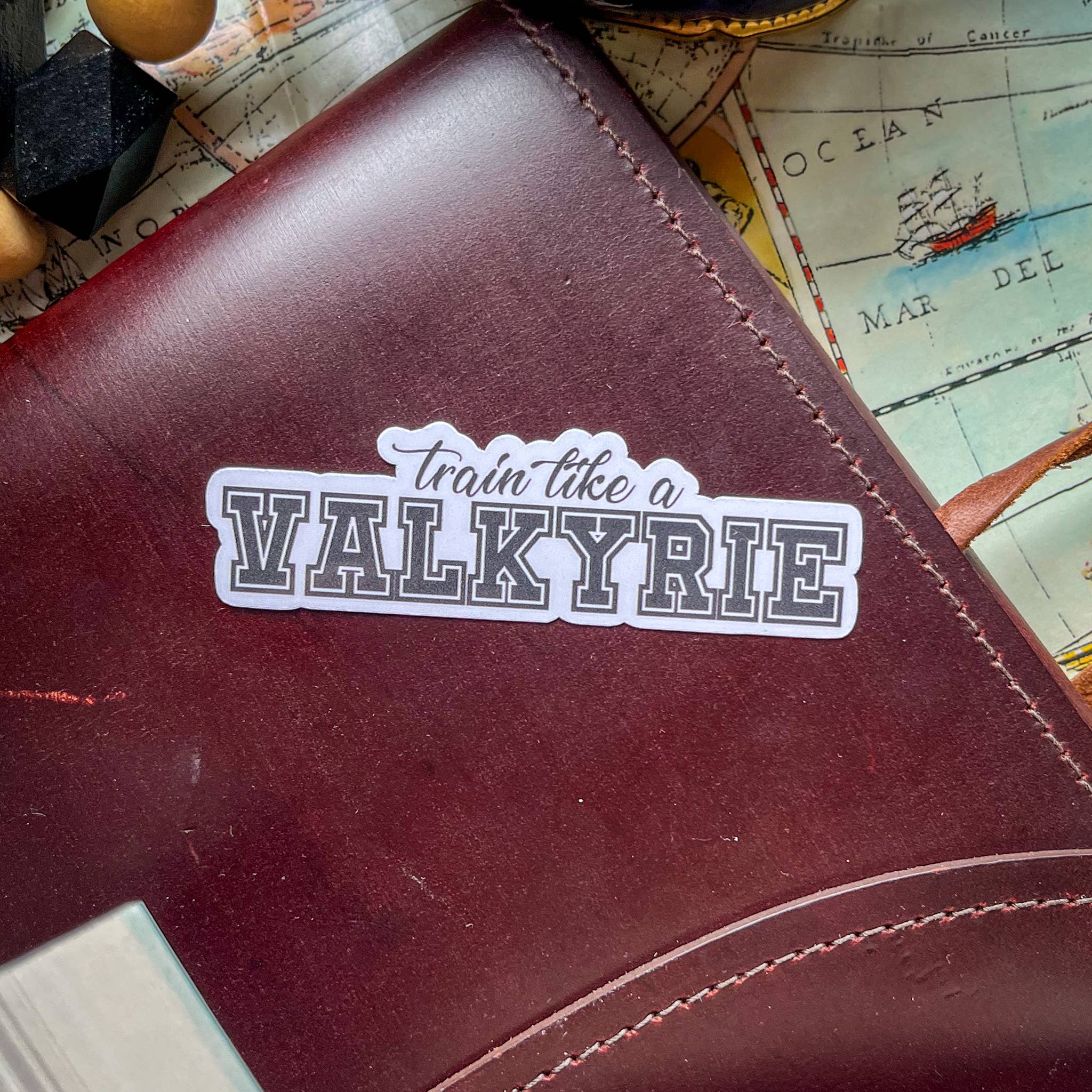 Well Read Babes - Wholesale Sticker - ACOTAR Train Like Valkyrie Romantasy Bookish Kindle Sticker0