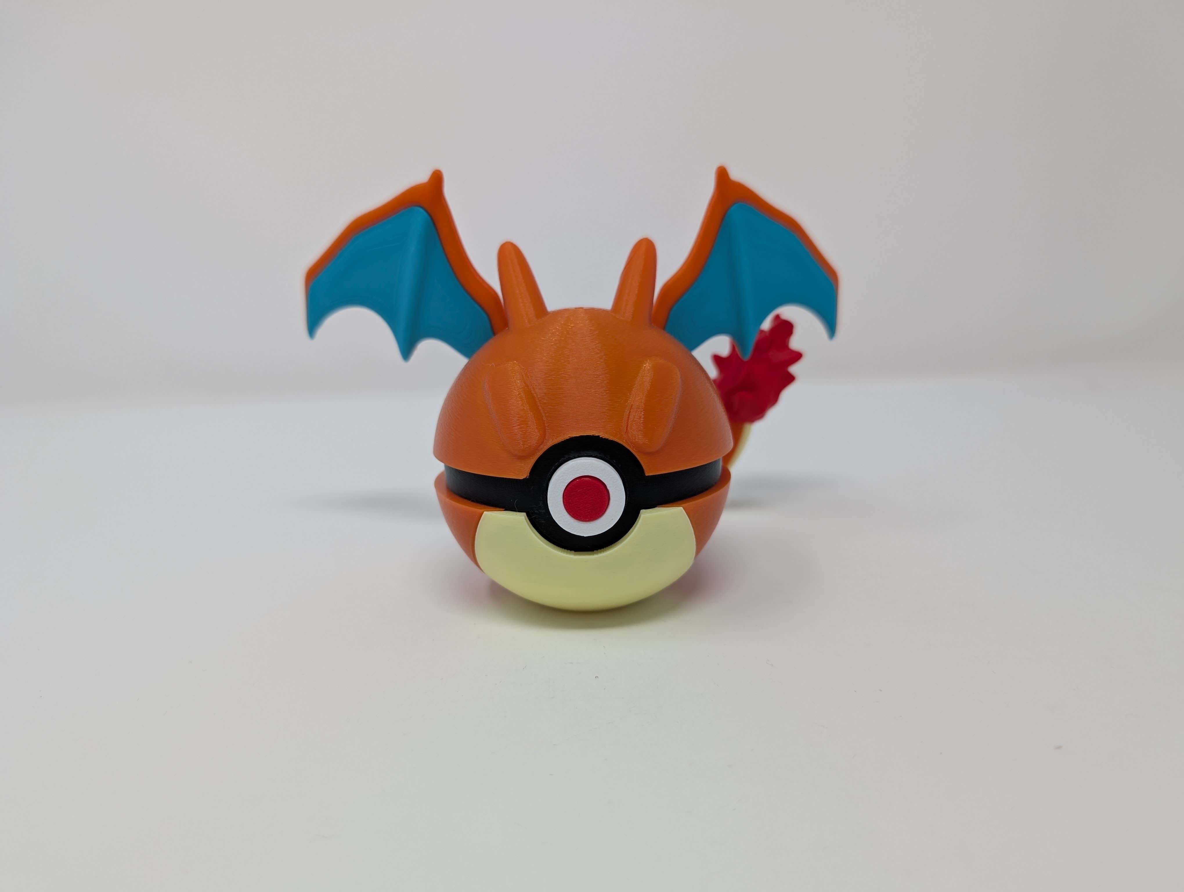 Giant Turtle Creations - Wholesale Decorative Figurine - Charizard Style Pokeball1