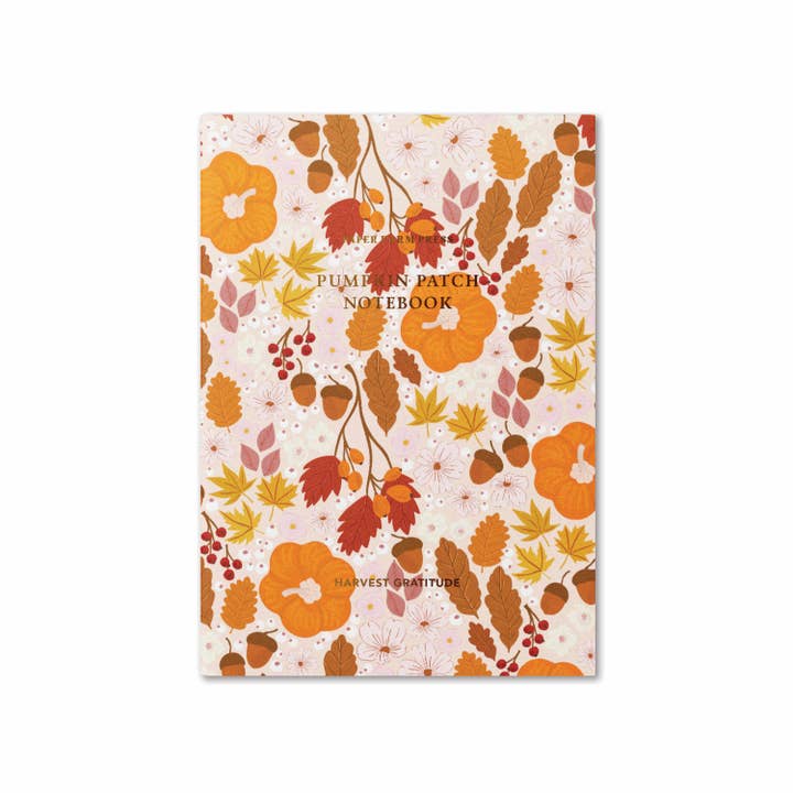 Paper Farm Press - Wholesale Notebook - Harvest Gratitude Pumpkin Patch Stitched Notebook3