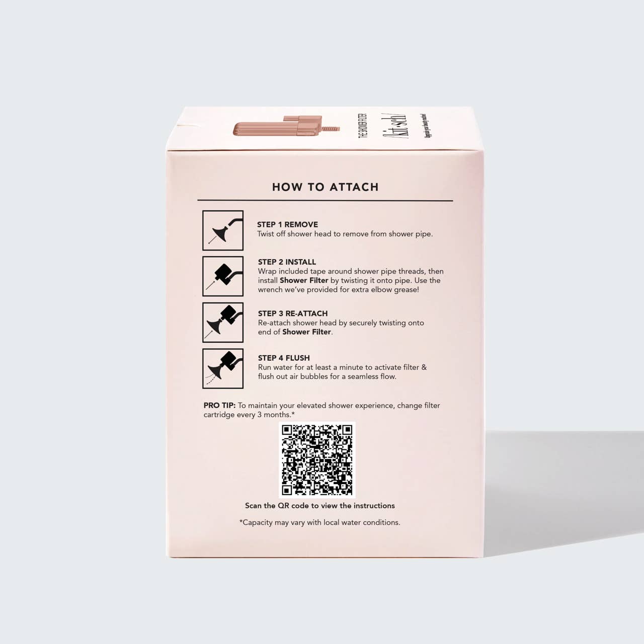 KITSCH – wholesale Vattenfilter – Duschfilter i terrakotta8