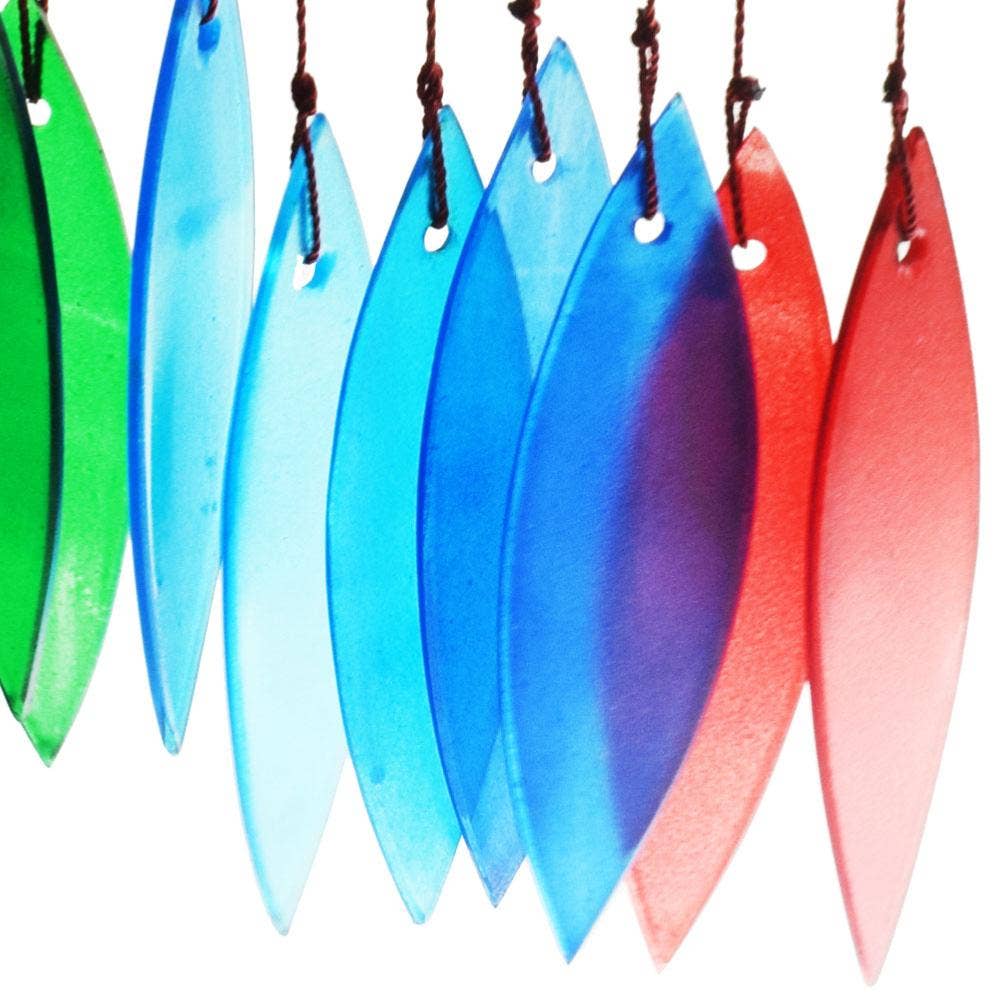 Shared Earth - Wholesale Mobile - Mobile, recycled glass, curved diamonds, rainbow colours2