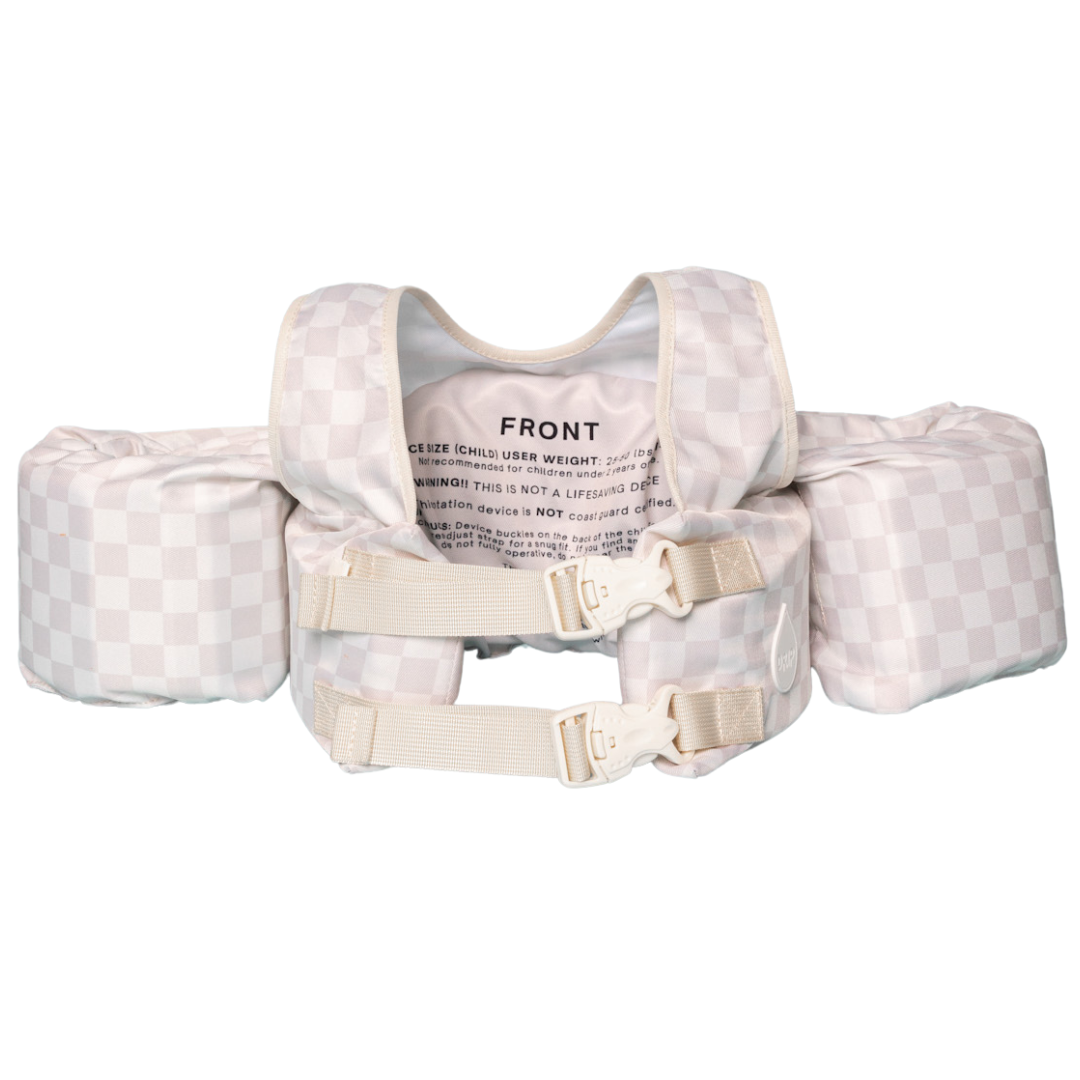 Drip Floats - Venta al por mayor Juguetes de playa/piscina - Niños y bebés - Flotador para niños con diseño cuadriculado neutro2