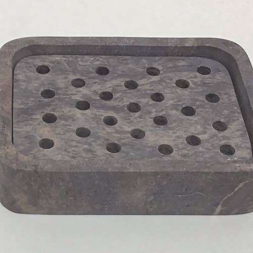Soapstone Big Hole Soap Dish SM for wholesale by natural habitat