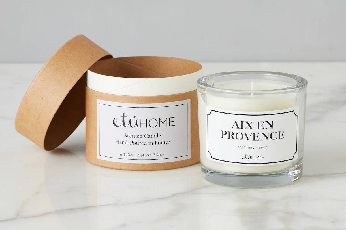 etúHOME - Wholesale Jar/Filled Candle - Rosemary + Sage Scented Candle, Aix en Provence (7.4 oz)1