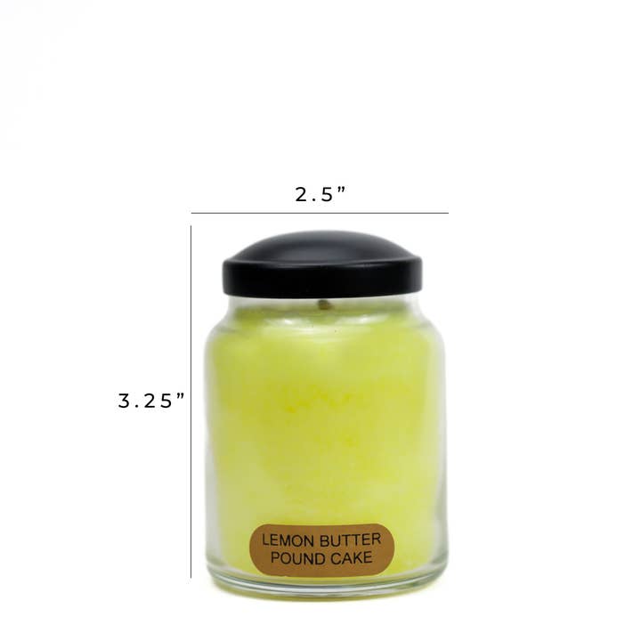 A Cheerful Giver - Wholesale Jar/Filled Candle - KOTL Baby Candle (6oz.) – Lemon Butter Pound Cake