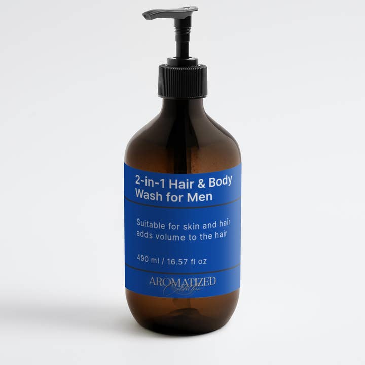 2-in-1 Hair & Body Wash for Men for wholesale by Aromatized Collection