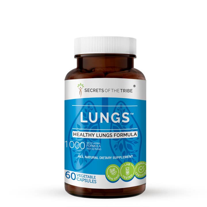 Secrets Of The Tribe - Wholesale Oral Supplement/Vitamin - Lungs Capsules. Healthy Lungs Formula