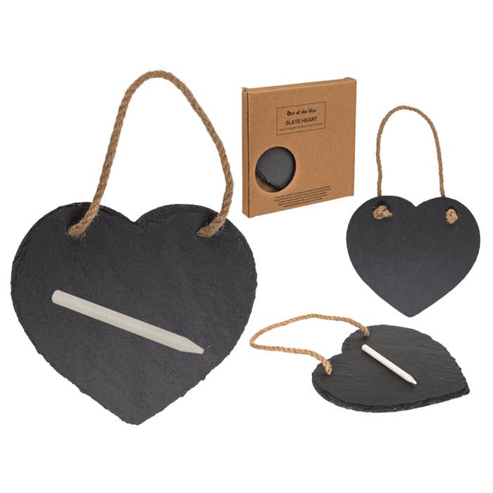 Out of the blue KG - Wholesale Chalkboard - Heart shaped slate board,