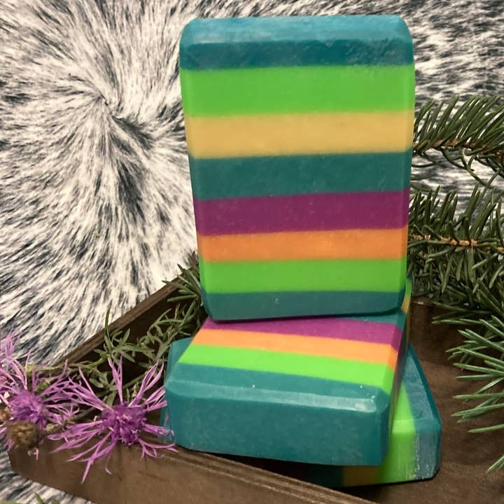 Fresh Day Ribbon Skirt - Goat Milk Soap Bar for wholesale by Western Sage Soaps