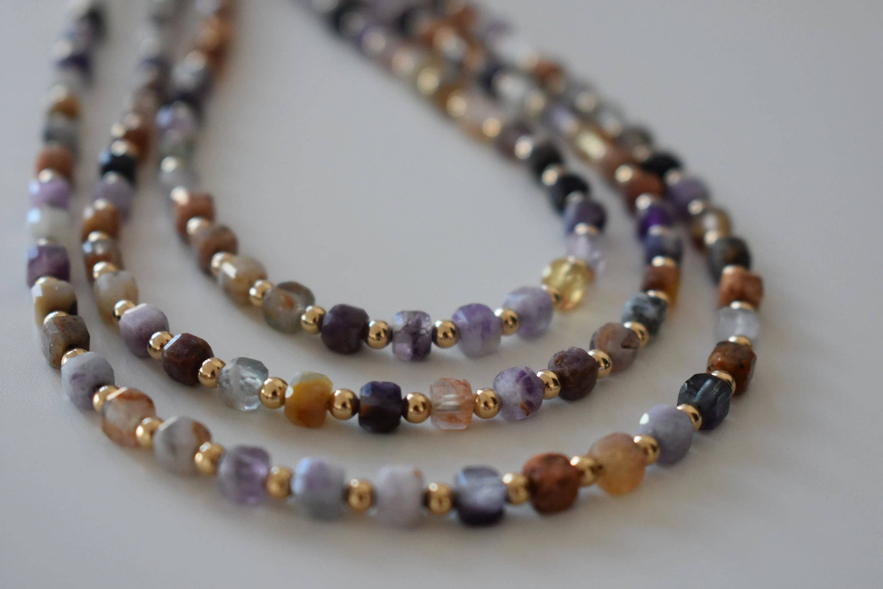 Gioielli By Gabriella - Wholesale Beaded/Pearl Necklace - Fluorite Necklace