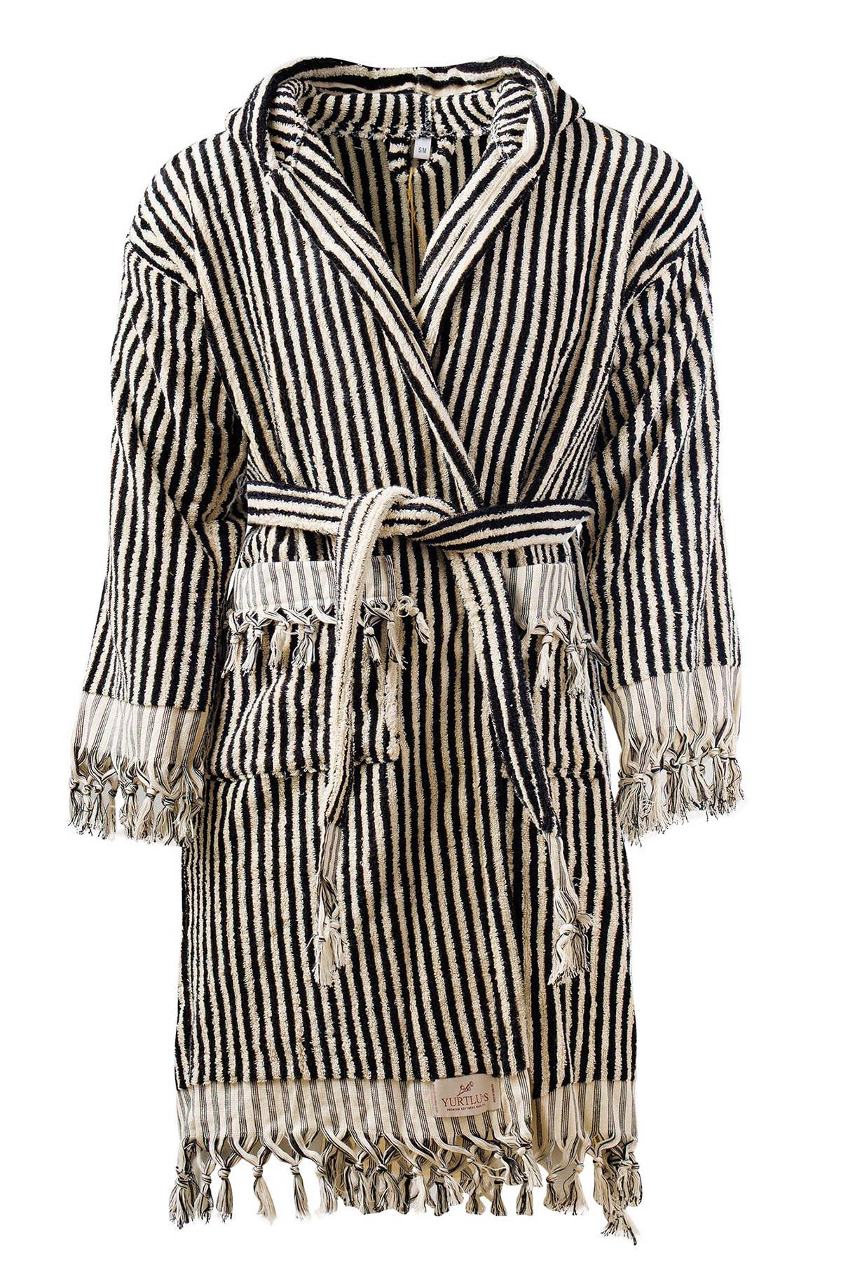 YURTLUS - Wholesale Robe - Women's - Unique 100% Cotton Pockets Bathrobe, Bubble Handwoven Robe56