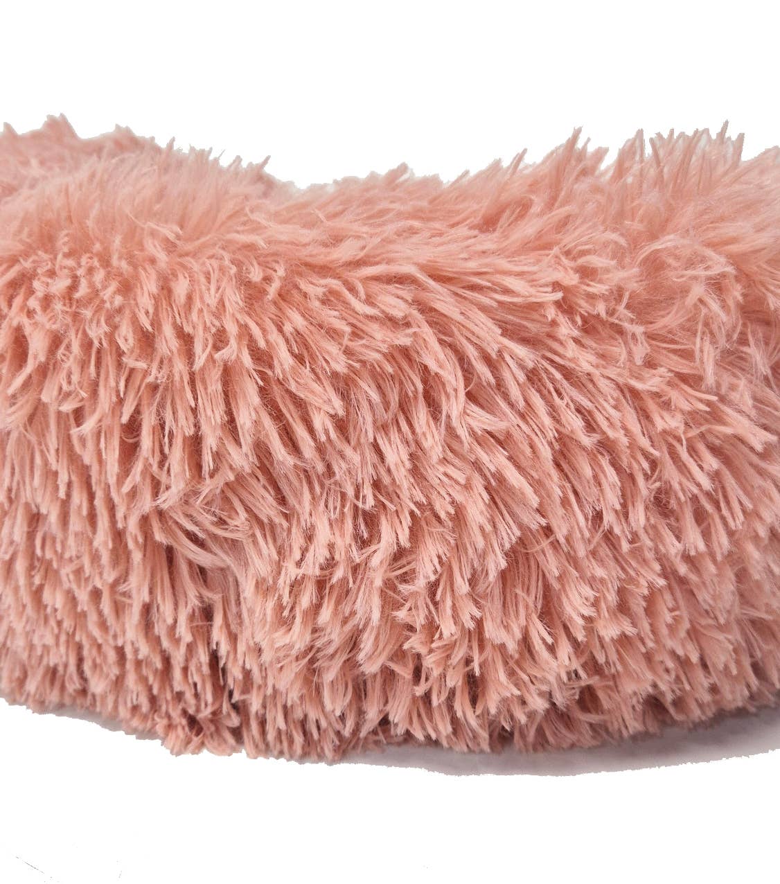 NHP International – wholesale Husdjursbädd – Katt och hund – Mjukt, fluffigt hundkorg i form av rosa donut, storlek XS2