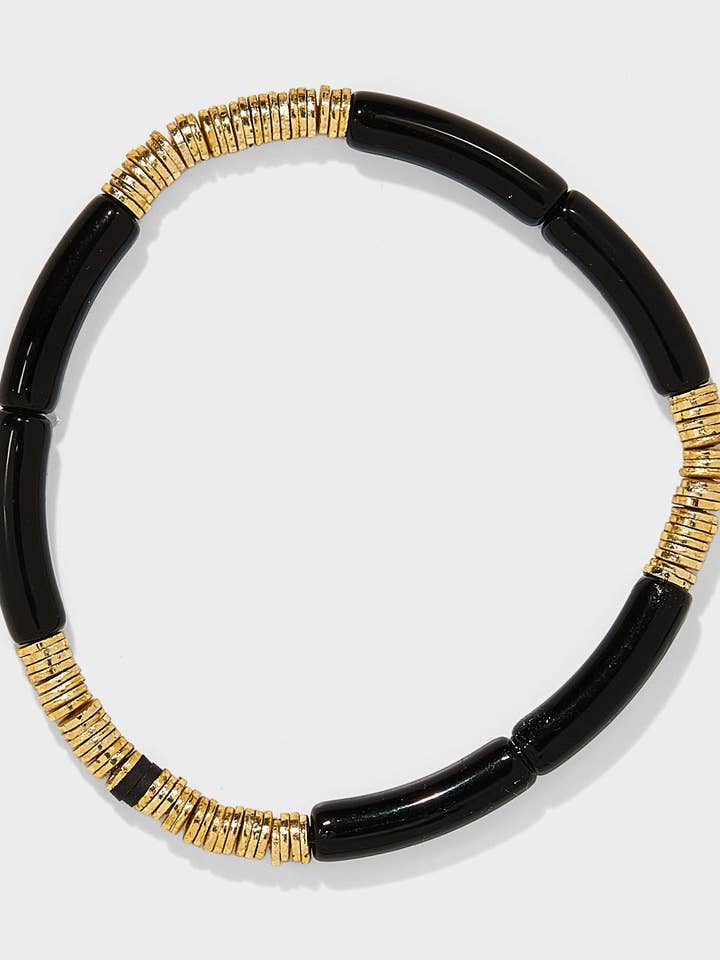 Sort Zo Armbånd 4mm for engroshandel hos Allie + Bess