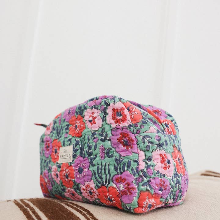 SO FAMILY - Wholesale Toiletry Bag - Women's - Indore Green Toiletry Bag1