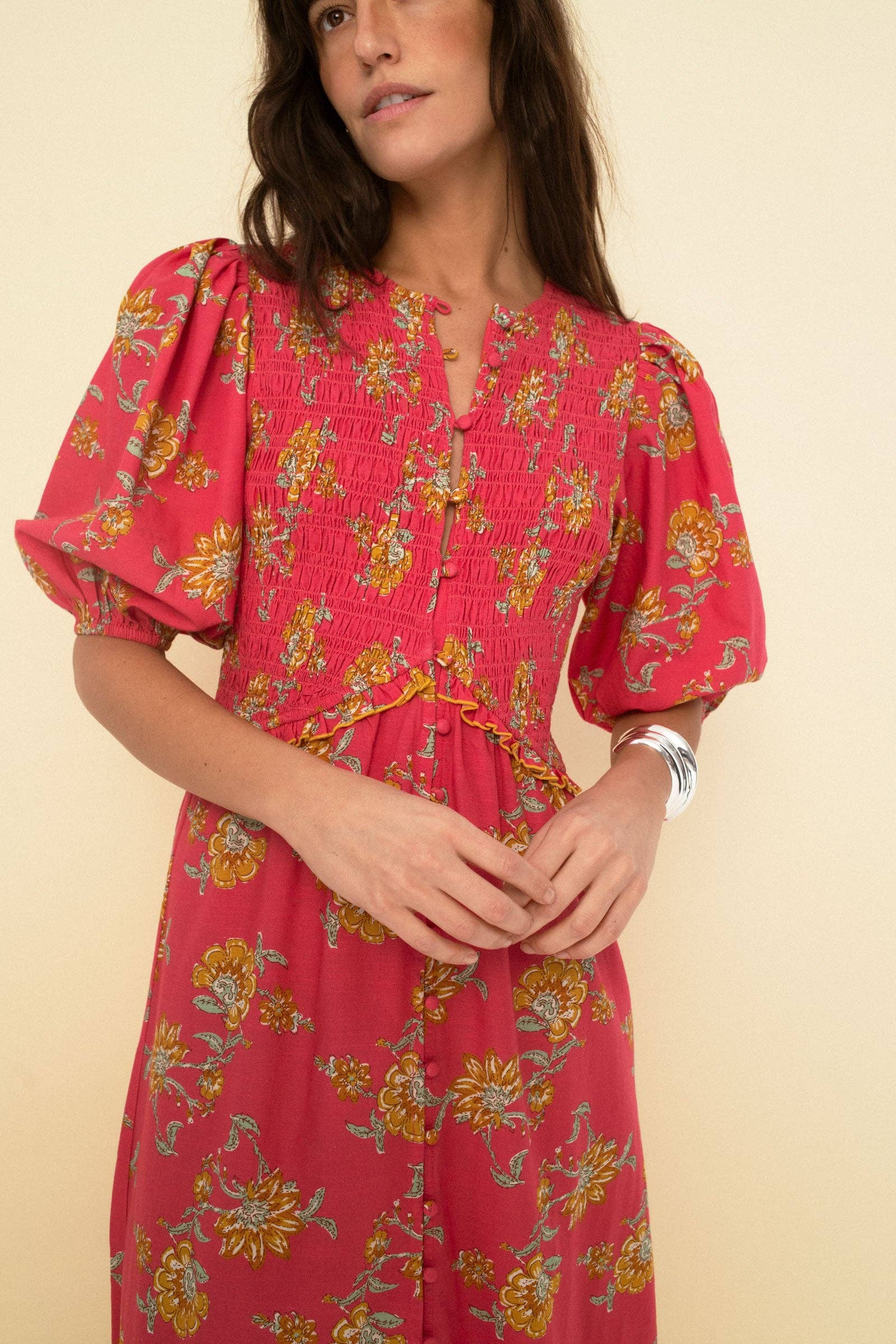 Sonmer Shop USA - Wholesale Dress - Women's - Magnolia dress cherry1