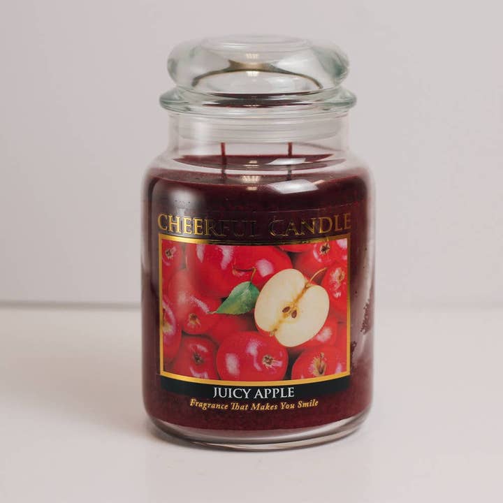 Vela Alegre (24oz.) — Juicy Apple por atacado de Cheerful Candle