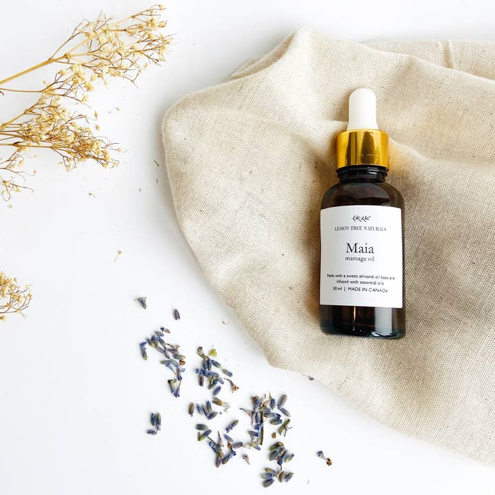 Maia Massage Oil for wholesale by Lemon Tree Naturals