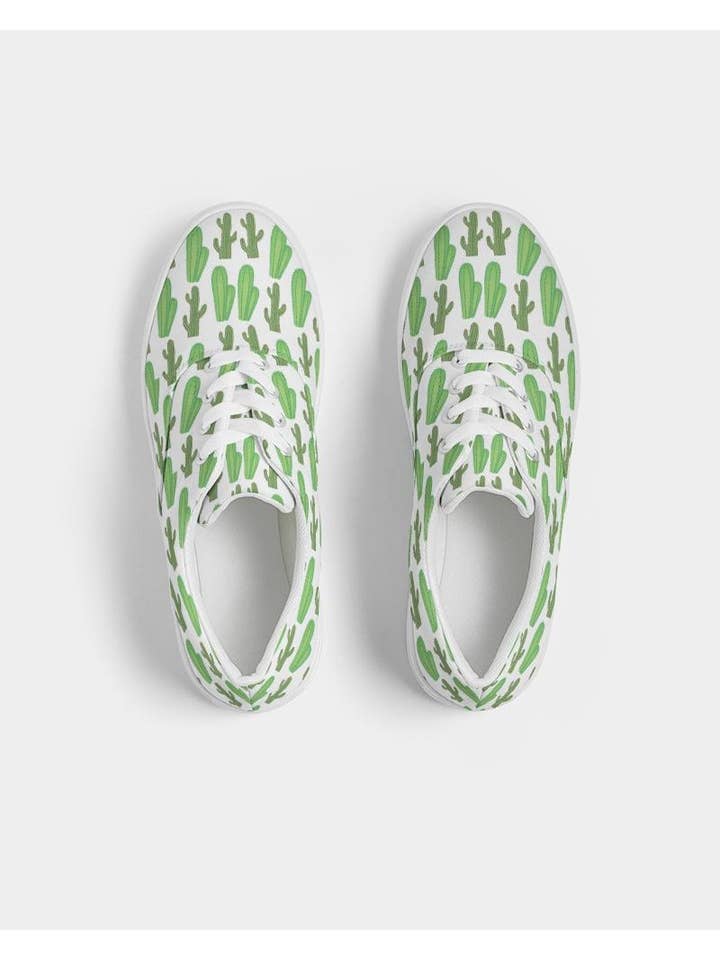 Green Women's Prickly Pair Lace-Up Canvas Shoe for wholesale on Faire