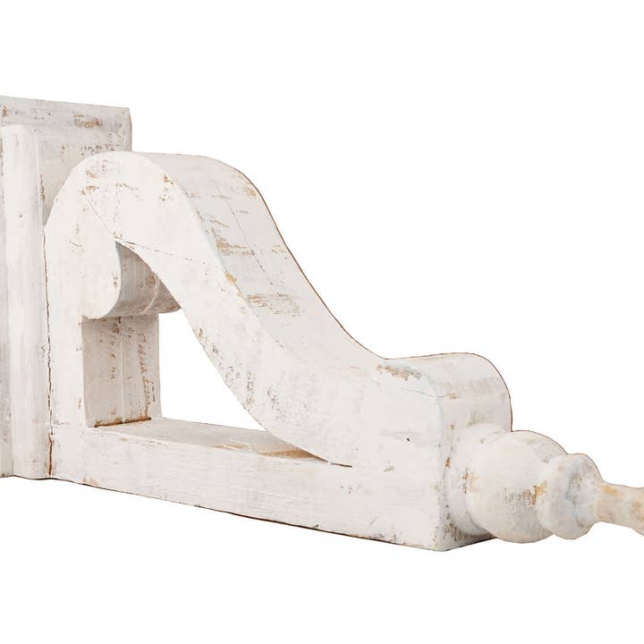 My Amigos Imports - Wholesale Decorative Tabletop Object - Elegant Farmhouse-Corbel-Rustic-6Wx12x24-27H-Elegant-White5