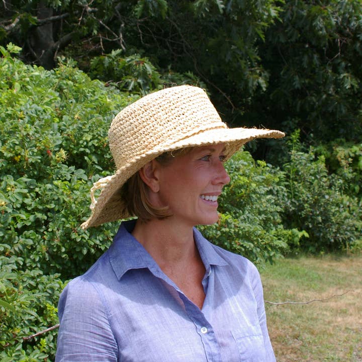 Womanswork - Wholesale Straw Hat - Women's - Raffia Garden Sun Hat